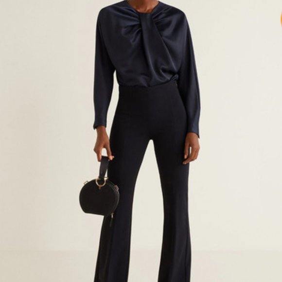 Mango Satin Blouse - Picture 7 of 8